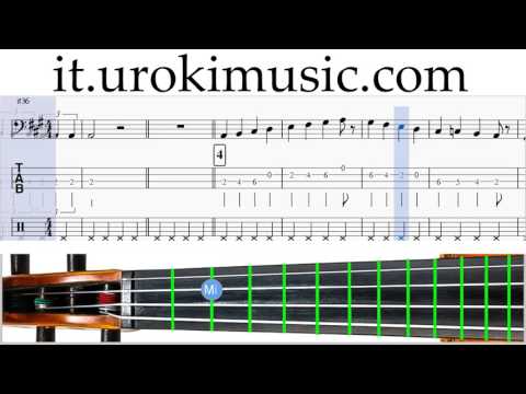 Lezioni di Violoncello Meghan Trainor All About That Bass Parte#1 Melodia Tutorial Spartito Imparare