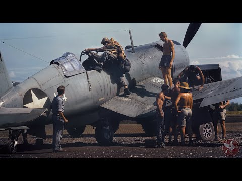 The Combat History of The Black Sheep Squadron [RARE RESTORED FOOTAGE AND INTERVIEWS]