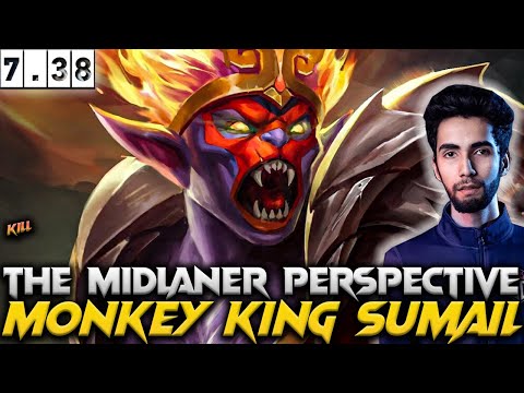 7.38 - Crazy Sumail Monkey King Midlaner - Team Falcons vs Chimerra Esporrts Dota 2 (no commentary)