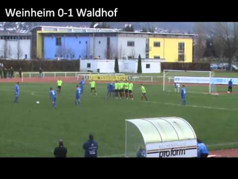 TSG Weinheim vs. SV Waldhof Mannheim 07  Spielzusammenfassung
