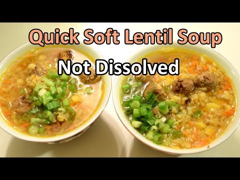 How to Make Quick Orange Lentils Soup w/ Ground Beef...