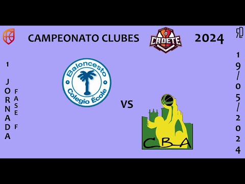 COLEGIO ECOLE //C B  AL QAZERES ADC A #1 FF CECF CAMPEONATO CLUBES CADETE 2024