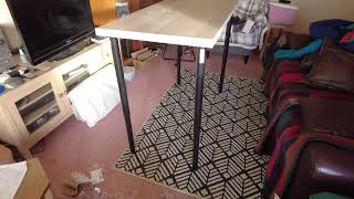 How to Install IKEA Olov Legs and Adjust them - Easy Guide #ikea #diy