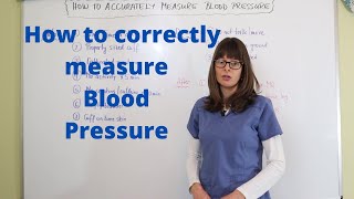 How to correctly measure Blood Pressure