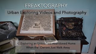 Urban Exploration: Untouched Abandoned House | Everything Left Behind