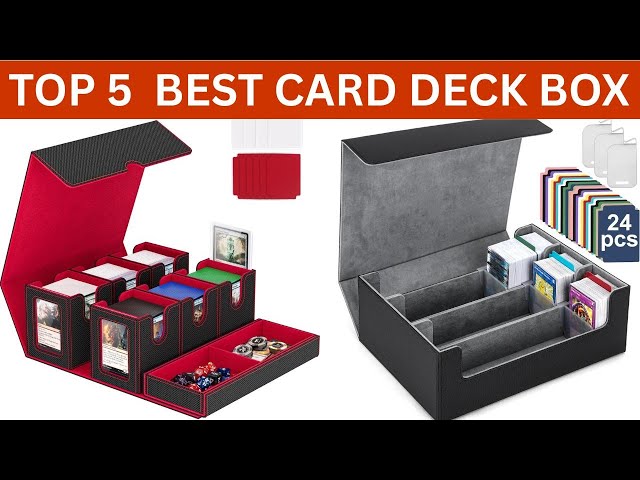 Vídeo relacionado con docsmagic.de Premium Magnetic Flip Box (80) Black + Deck Divider - MTG PKM YGO - Caja Negra