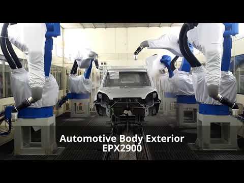 Robot Sơn Yaskawa EPX  Sơn Oto tự đông