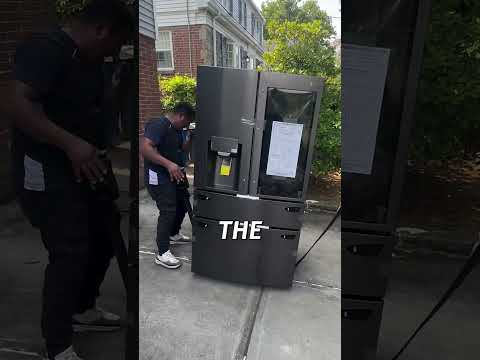 A Genius Way To Move a Fridge!❄️