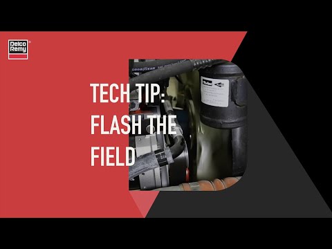 Fixing Alternators that Won't Charge by Flashing the Field | Delco Remy Tech Tip