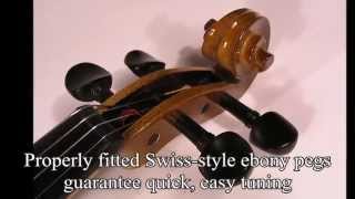 Video thumbnail for Cremona SV-130 Student Violin Product Features by Cremona Violin
