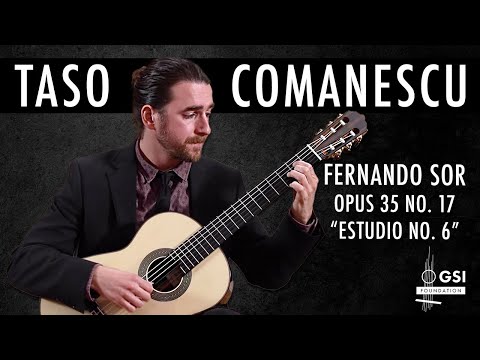 Taso Comanescu performs "Estudio No. 6" by Fernando Sor (Opus 35 No. 17) on a 2023 Jose Vigil guitar