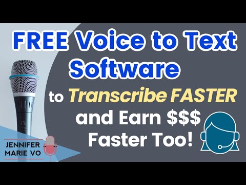 Free Voice and Speech to Text Software to Help You Transcribe FASTER with a Live Transcription Demo!