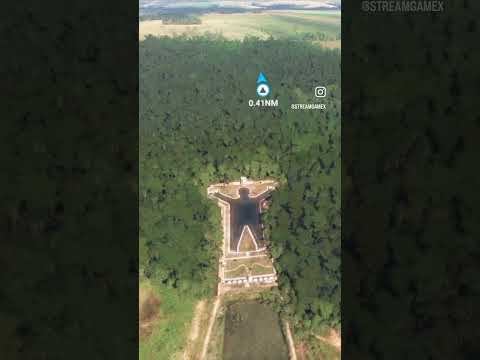 Sobrevoando o lago humanóide em  Iacanga São Paulo no Flight Simulator! #lagohumanoide #iacanga #SP