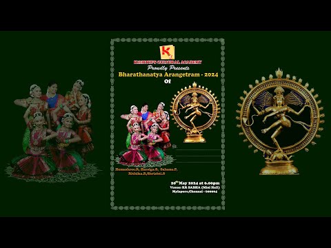 Keerthi's Cultural Academy - Bharathanatya Arangetram -2024