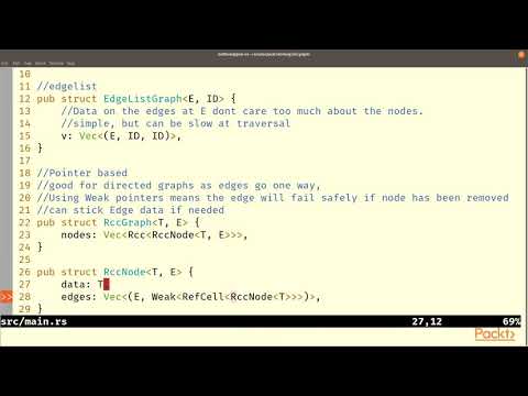 Data Structures and Algorithms in Rust Consider Options for Creating Storing Graphs| packtpub com