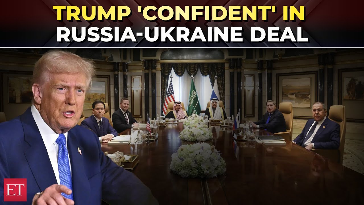 Trump 'confident' of Ukraine deal after talks, says 'Russia ready to end barbarianism'