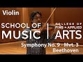 Professor Nelson Lee: ILMEA Violin - Symphony No. 9,  Mvt. 3 - BEETHOVEN