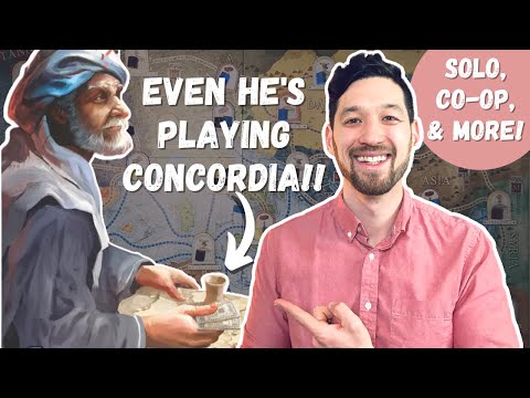 Concordia: Solitaria Review (One of My Favorite Solo Games... Plus Co-Op and More!)
