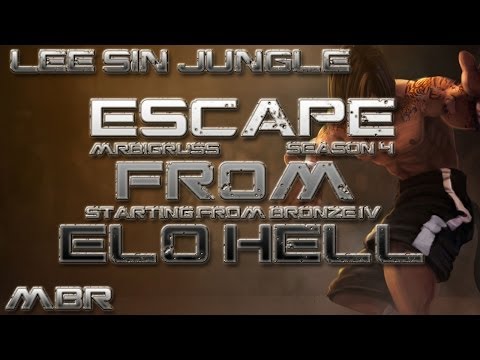 Escaping Elo Hell S4 - Lee Sin Jungle Gameplay HD - FaceCam - League of Legends