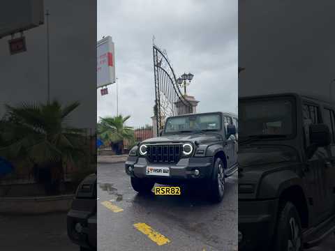 barish ka masoom & RSR82 kya mahol hai🥵🥰pure goosebumps #shorts #mahaindrathar #thar #rsr82 #rain