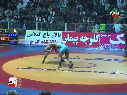 Reza Yazdani VS Saeid Ebrahimi کشتی رضا یزدانی و سعید ابراهیمی در لیگ ایران