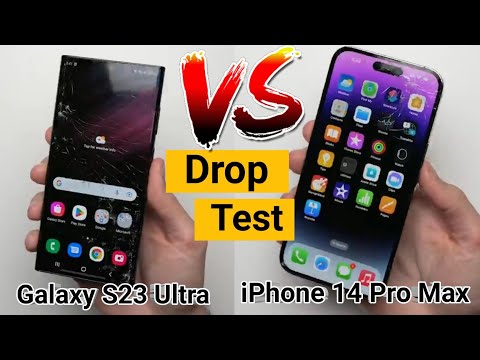 iPhone 14 Pro Max Vs Galaxy s23 Ultra Drop Test 😱