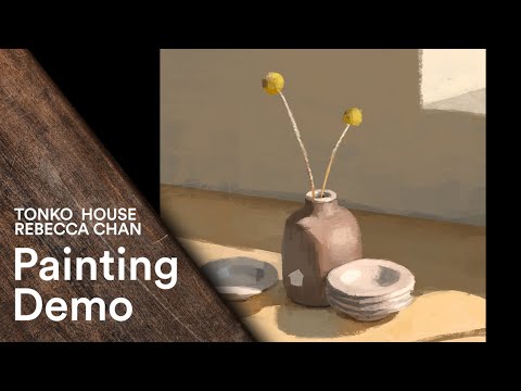 Photoshop: Rebecca Chan's Still Life Digital Painting ー Direct Light | Tonko School
