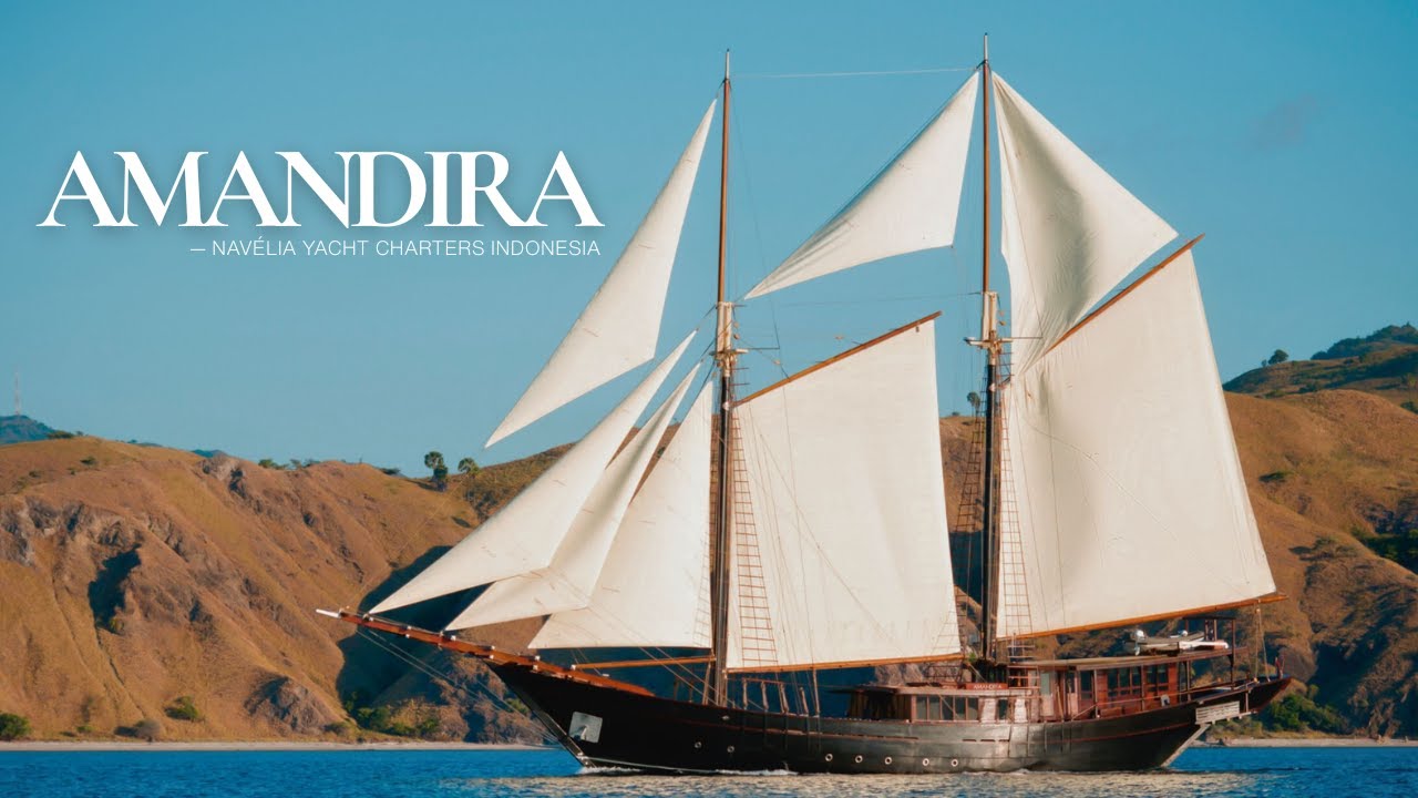 Amandira video tour — luxury yacht charter Indonesia