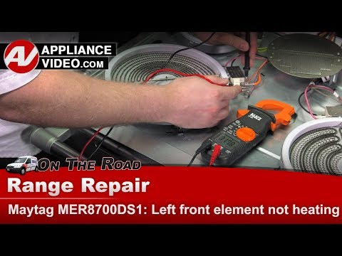 Maytag Stove Repair - Not Heating - Left Front Surface Element