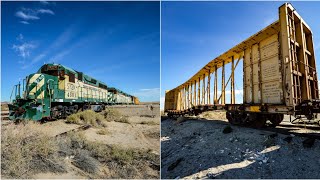 Abandoned Train Cars in the Dessert Idaho Northern &amp; Pacific in San Diego with Trevor Costelloe