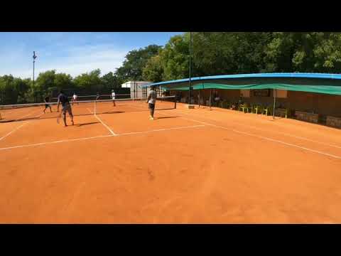 Tennis funny hit on head fall|Hilarious |Must watch 🤣😆|Gopro atrocities part-1|#tennis#sports #Gopro