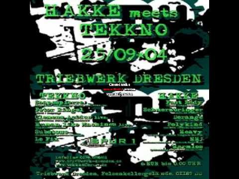 Human Like Machines @ *Hakke meets Tekkno* Triebwerk Dresden o9/2oo4
