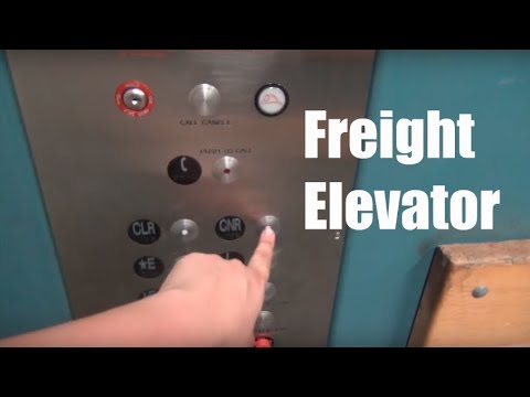 Schindler Freight Elevator - Peterson Event Center - Oakland, PA