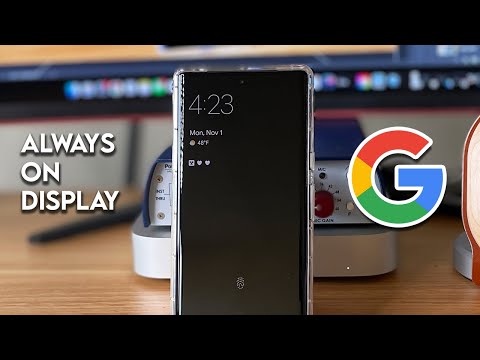 How To Turn On Always On Display On The Google Pixel 6 And 6 Pro #shorts