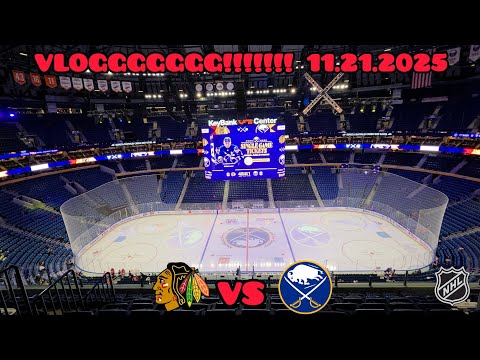 Blackhawks Vs Sabres VLOGGGGG!!!!!! 11/21/2025 