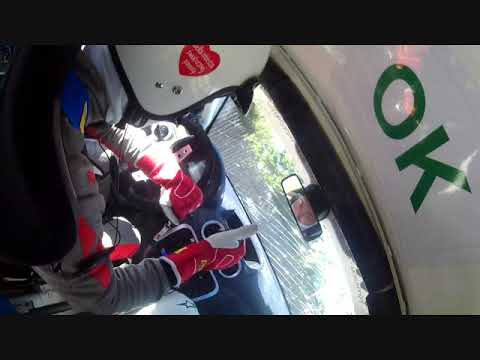 1.Rally Turbojulita Tarmac Masters 2019-Michał Skrądź/Przemysław Skrądź-Citroen C2- CRASH