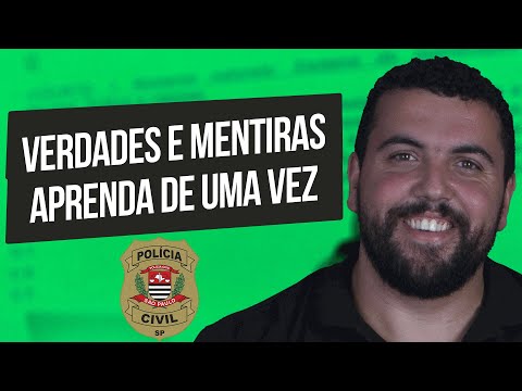 Raciocínio Lógico para PC SP |Dica 3| Verdades e Mentiras Aprenda De Uma Vez .