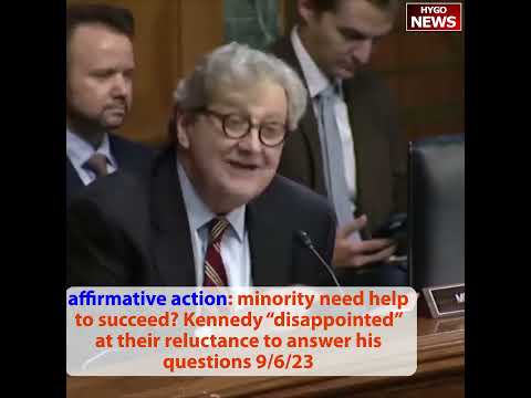 Kennedy Grills Biden Judicial Picks: Do Minorities 'Need Special Help to Succeed'? (September 6, 2023)