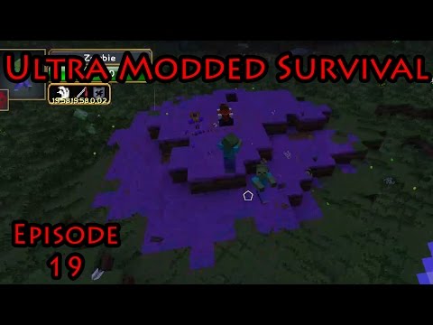 Ultra Modded Survival: Deep Dark Fails! [Ep 19]