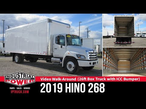 2019 HINO 268 26ft Box Truck with ICC Bumper | HINO Truck Review | Commercial Truck