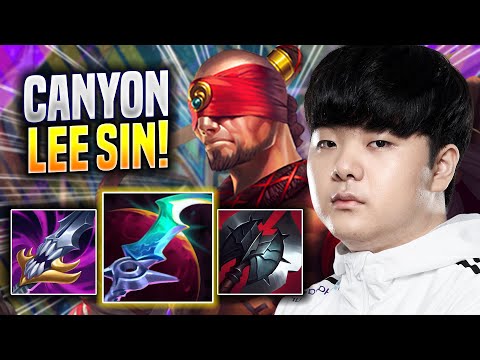 CANYON LITERALLY GOD MODE WITH LEE SIN! - DK Canyon Plays Lee Sin JUNGLE vs Sylas! | Season 2023