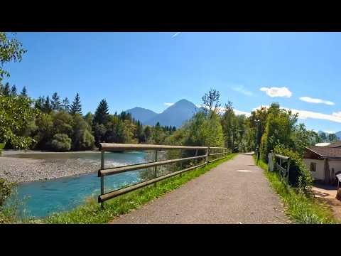 🚴‍♂️ Beautiful Tyrol Alps Cycling | Lechradweg, Reutte & Alpine Lakes | 4K Natural Sounds