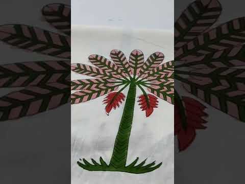 Jaipuri Hand Block Print Cotton Bedsheet