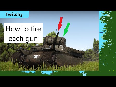 How to fire multi gun systems on War Thunder