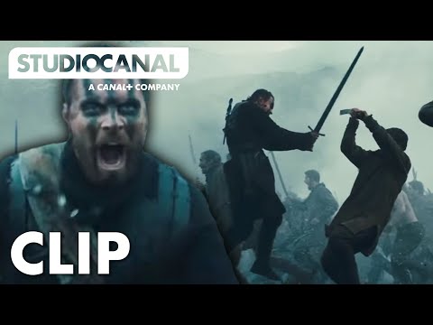 Thumbnail of the video: MACBETH - Official Clip "Battle" - With Michael Fassbender and Marion Cotillard