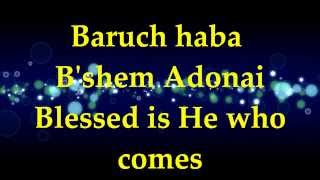 Paul Wilbur - Baruch Haba B'shem Adonai - Lyrics Paul Wilbur - Baruch Haba B'shem Adonai - Lyrics