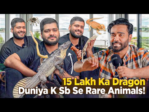 15 Lakh Ka Dragon | Duniya K Sab Se Rare Animal | Ahmed Khan Podcast!!