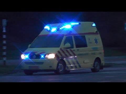 A1, Silverline Ambulance 02-143 Leeuwarden naar het Medisch Centrum Leeuwarden