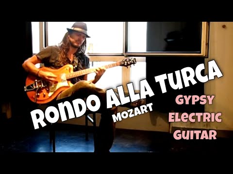 RONDO ALLA TURCA - gypsy jazz guitar - Peter Luha, Turkish March /Mozart/