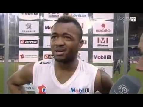 Jordan Ayew crying after Sochaux' Victory